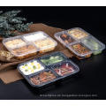 Einweg -Plastik -Lunchbox/Lebensmittelbehälter wegnehmen